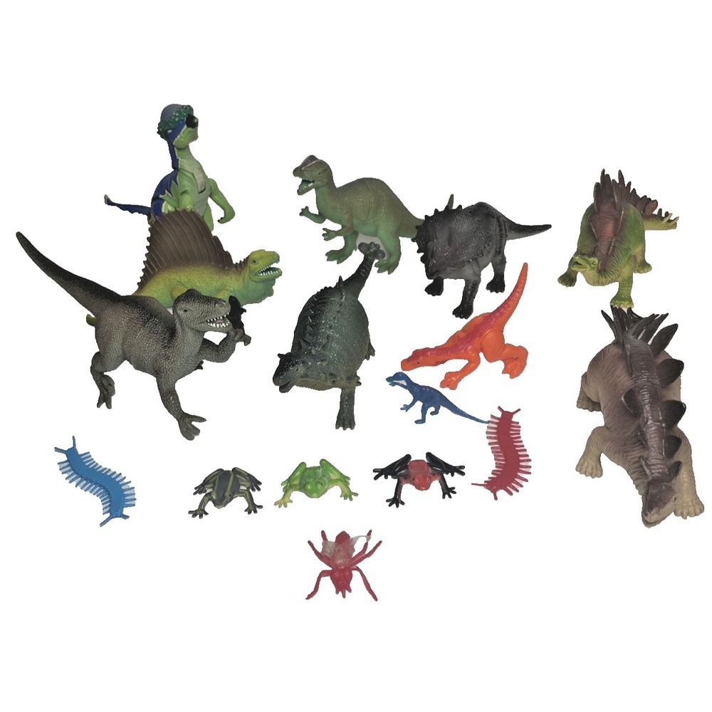 Lot Of 7 Mixed Dinosaur Figurines Boley Other plus extras